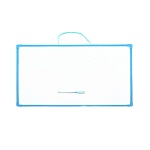 Доска маркерная " KWELT " пластик 29,5*19,5см, в комплекте: маркер со стирателем, цвет - голубой, на шнурке, пакет, европодвес