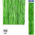 Дождик " KWELT "  9,5*150см зеленый, голография, пакет, европодвес