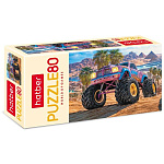 Пазлы " Hatber "  80элементов Супер грузовик (Super truck) 23*16,5см, картонная упаковка