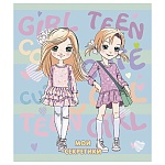 Записная книжка МАЛЫЙ ФОРМАТ А6+ 64л " Эксмо " Мои секретики. Дизайн 3, линия, обложка - софт-тач ламинация, сшивка, выборочный глиттер, дизайнерский внутренний блок, 145*167мм