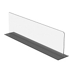 Разделитель пластиковый на T- основании DIVT-80, высота 80мм, длина 280мм, со скотчем