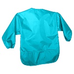 Накидка для рисования " deVente " 44*61см бирюзовый, 3 кармана, длинные рукава, водоотталкивающая ткань