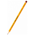 Карандаш ч/гр " Koh-I-Noor " Black Sun B шестигранный, деревянный, цвет корпуса - желтый, заточенный, картонная упаковка
