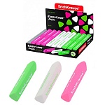 Ластик " Erich Krause " Ergoline Prism 60*14*14мм, ассорти, яркие цвета