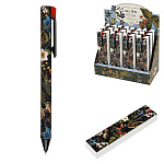 Ручка подарочная гелевая автоматическая " Bruno Visconti " DreamBox. Flora. Лесные ягоды черная 0,38мм, толщина письма 0,36мм, корпус- пластик, покрытие soft touch, цвет корпуса - multicolor, пластиковый клип, 2 стержня, подарочная упаковка