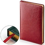 Ежедневник недатированный БОЛЬШОЙ ФОРМАТ А4+ 210*302мм искусственная кожа " Альт " 136л Sidney Nebraska Бордовый, поролон, линия, белый офсет 70г/м2, печать в 2 краски, ляссе, золотой срез