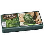 Пластилин " Глобус " скульптурный 500г оливковый, твердый, индивидуальная упаковка