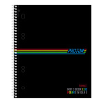 Тетрадь 7БЦ спираль А5 120л клетка " Hatber " Four Colour, офсет, обложка - мелованный картон, ламинация soft-touch, перфорация, 4 цветных разделителя, индивидуальная упаковка, 1 дизайн в коробке