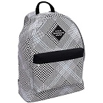 Рюкзак " Erich Krause " 29x39x13см EasyLine 17L Black&White, клетка, 1 вместительное отделение, снаружи большой карман на молнии, мягкая спинка, регулируемые лямки, мягкое дно, 290гр