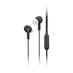 Наушники " Smartbuy " Pro JR черные, внутриканальные, проводные, микрофон, кнопка ответа, Jack 3,5мм, длина - 1,2м