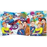 Открытка " Мир открыток " 1-05 Детская- С Днём рождения! Друзья, 284*373мм, блестки, текст