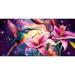 Конверт для денег " Миленд " Dream Cards Без названия- Колибри, 164*85мм, лен