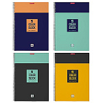 Тетрадь А4 60л " Erich Krause " спираль, клетка, Color Block, офсет, обложка - мелованный картон, 4 дизайна