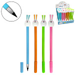 Карандаш вечный " KWELT " HB, Rabbit, корпус-пластиковый, прорезиненный наконечник- кролик, ассорти