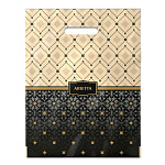 Пакет ПЭ " Интерпак " с вырубной ручкой ПВД, 30*37см 90мкм Ариетта