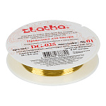 Проволока " Zlatka " №01 d=0,25мм, 10м, под латунь, металлическая
