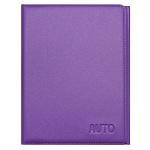 Обложка для автодокументов " ДПС " Auto, фиолетовая, кожзам, 100*130мм