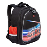 Рюкзак " Grizzly " 28*36*20см черный, 2 отделения, жесткая анатомическая спинка, боковые карманы из сетки, внутренний составной пенал-органайзер, укрепленные лямки, мягкая укрепленная ручка, дополнительная ручка-петля, жесткое дно, резиновые ножки, светоо