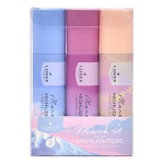 Набор текстовыделителей 3цв, пастель, 1-5мм, Mark it Pastel Clouds " Lorex " пластиковая упаковка