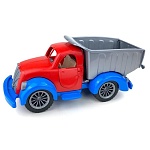 Машинка " Лена " Ретро, Грузовик, пластик, 30*16*13см, в сетке