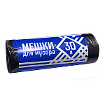 Мешки для мусора " Avikomp " 30л 30шт черные, толщина 9мкм, в рулоне, ПНД