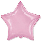 Шар фольгированный " Браво " 18"/46см Звезда Розовый
