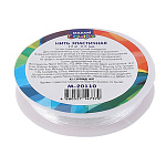 Эластичная нить " Mazari " Спандекс 0,6мм,10м бесцветная, полиуретан, для бижутерии, упаковка - термоусадочная плёнка