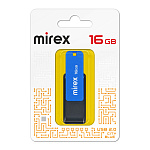 Флеш-диск " Mirex " 16GB City голубой USB 2.0