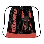 Сумка для сменной обуви " Пчелка " СДС-3 Doberman 42*34см цветная, с рисунком, ткань