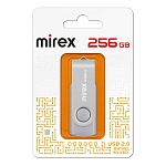 Флеш-диск " Mirex " 256GB Swivel серебряный USB 2.0
