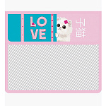 Папка " Пчелка " МАЛЫЙ ФОРМАТ А5-36 (230*190*50мм) на липучке 2отделения Fluffy, клапан, пластик