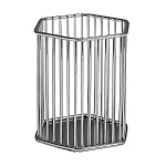 Стакан " KWELT " 7,5*8,5*10см, металлический , шестигранный, графит