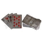 Карты игральные " Миленд " Блеск 54шт/колода, серебряные