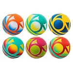 Мяч резиновый d=10см Рисунок, накачанный