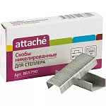Скобы для степлера №24/6 никелированные (2-30 листов) 1000шт/уп