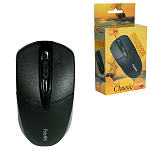 Мышь " FaisON " M117 Classic проводная оптическая, 2 кнопки, черная, 1600 DPI, кабель USB