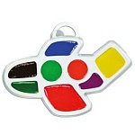 Краски акварельные без кисти Кроха Самолетик 08цв " Луч " медовые, пластиковая упаковка, европодвес