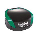 Оснастка для печати " Trodat " Printy Micro d=42мм, корпус круглый, Изумруд (темно-зеленый), карманная