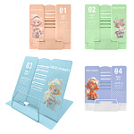 Подставка для книг " KWELT " металлическая Nice stream 21*19см, ассорти (без возможности выбора дизайна), термоусадочная пленка