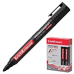 Маркер " Erich Krause " P-400 черный 0,8-2,2мм пулевидный наконечник перманентный