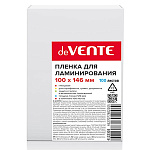 Пленка для ламинирования " deVente " А6 0,125мм, глянцевая, 100л, 100*146мм