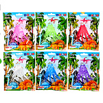 Слайм " Mazari " Динозавры, 120гр, ассорти 6цв, Zip-пакет, европодвес