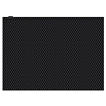 Папка на молнии " Erich Krause " МАЛЫЙ ФОРМАТ B5 Zip Diamond Total Black черная, пластик 0,18мм, непрозрачная, текстура поверхности- даймонд
