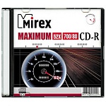 Диск CD-R " Mirex " Brand 700Мб 52x Slim case