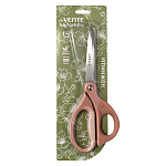 Ножницы " deVente " sigNATURE 17,8см металлические, эргономичные пластиковые ручки с резиновыми вставками, пудрово-розовые, картонная упаковка, европодвес