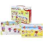 Игра развивающая " Рыжий кот " Bright Kids. Веселые магнитики. Времена года, состав: 31 элемент, инструкция, картонная упаковка 5*23,5*8см
