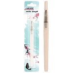 Кисть с резервуаром " deVente " Water Brush размер S (малый), пластиковый, полупрозрачный корпус, картонный блистер с европодвесом