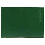 Обложка для паспорта " Имидж " Passport зеленая, натуральная кожа, тиснение конгрев