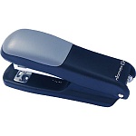 Степлер №24/6, 26/6 на 20л " Attomex " 80скоб №24/6, 100скоб №26/6, пластиковый, противоскользящая резиновая вставка, два режима скрепления скоб, глубина закладки бумаги 50мм, металлический механизм подачи скоб, черный, картонная упаковка