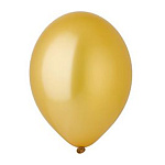 Шар латексный металлик 12"/30см Экстра золотой